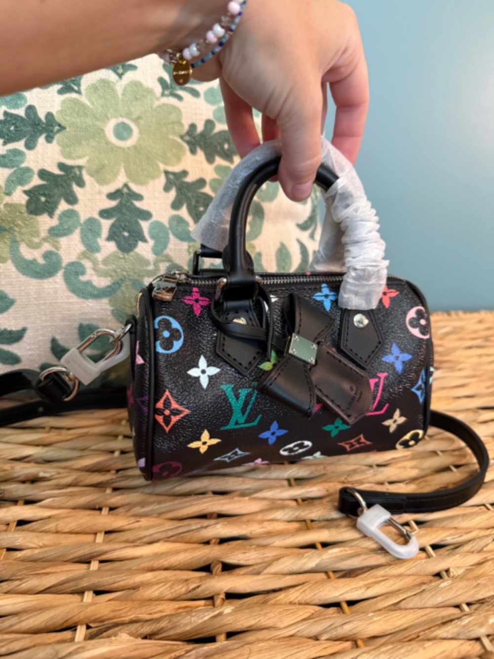 Black multicolor crossbody - Picture 3 of 8